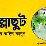 গোল্লাছুট খেলার আইন কানুন । খেলাধুলার আইন