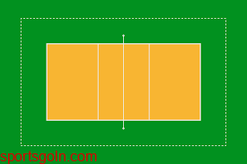 ভলিবল খেলার মাঠ । এক নম্বর আইন