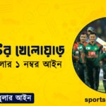 ক্রিকেটের খেলোয়াড় । ক্রিকেট খেলার ১ নম্বর আইন । খেলাধুলার আইন
