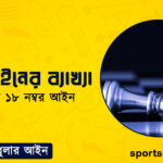 দাবা আইনের ব্যাখ্যা