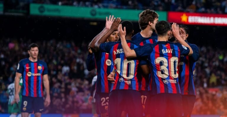 রিয়াল বেতিসকে হারিয়েছে বার্সেলোনা