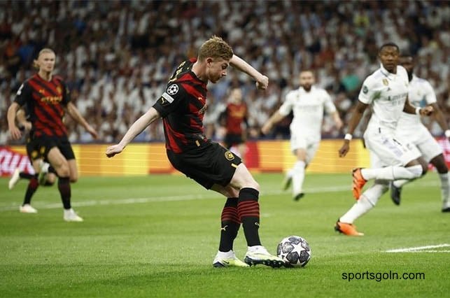 ডি ব্রুইনার বুলেট শটে রিয়ালের সঙ্গে ড্র করেছে ম্যানসিটি : চ্যাম্পিয়ন্স লিগ