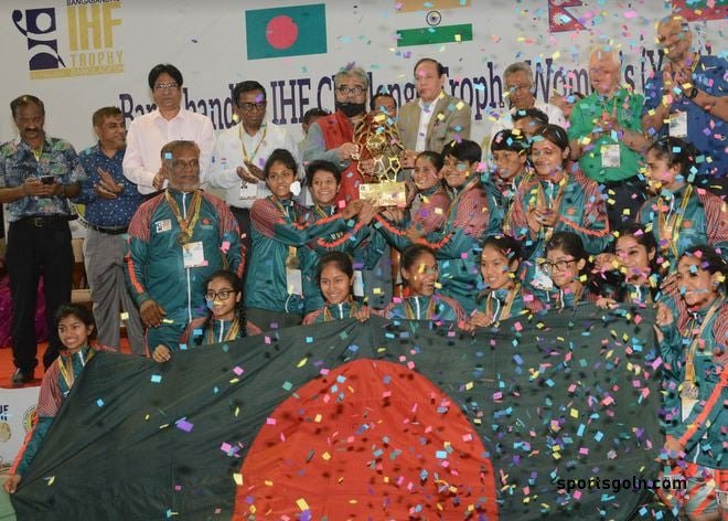 ভারত ইয়ুথ দলকে হারিয়ে চ্যাম্পিয়ন বাংলাদেশ : বঙ্গবন্ধু আইএইচএফ চ্যালেঞ্জ ট্রফি