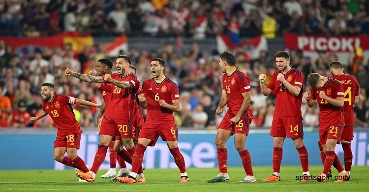 পেনাল্টিতে ক্রোয়েশিয়াকে হারিয়ে নেশন্স লিগের শিরোপা জিতলো স্পেন