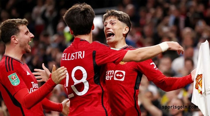 লিগ কাপে প্যালেসকে উড়িয়ে দিল ইউনাইটেড