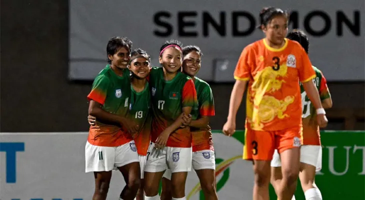 ভুটানের বিপক্ষে বড় জয় বাংলাদেশের