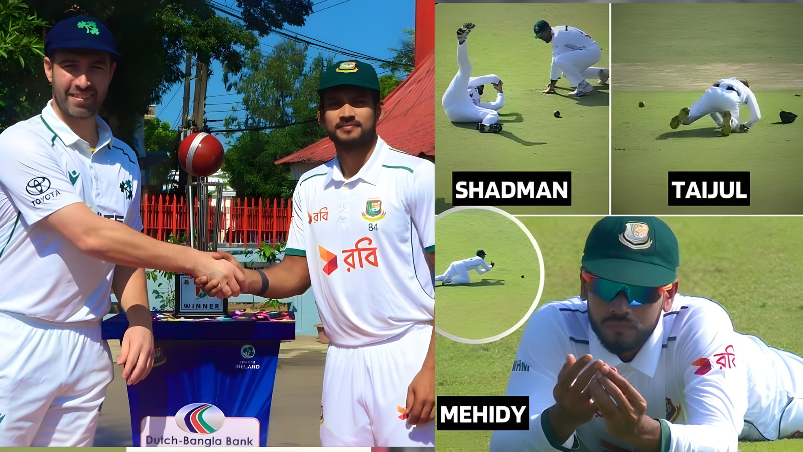 Bangladeshs Missed Catches Cost Them as Ireland Flourishes on Day 1 বাংলাদেশের ক্যাচ মিস আয়ারল্যান্ডকে ফিরিয়ে দিল শক্তিশালী পজিশনে