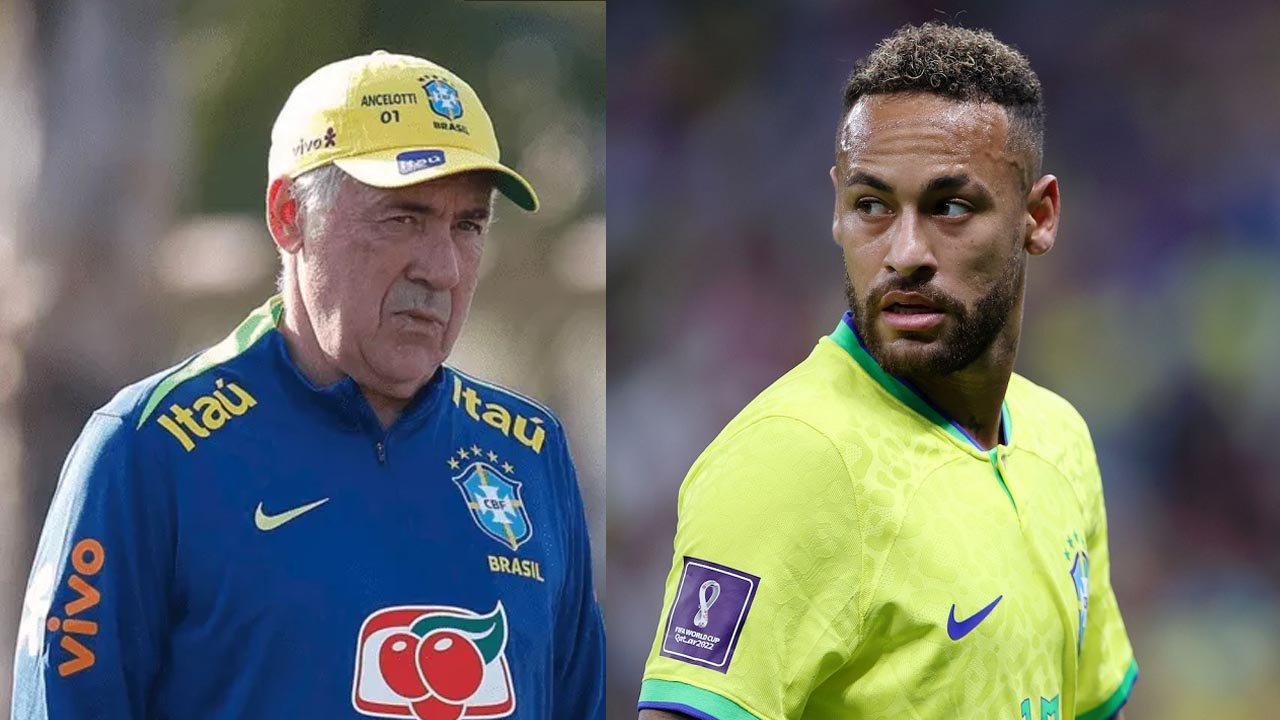 আনচেলত্তির শর্তের বেড়াজালে আটকে যাচ্ছেন নেইমার