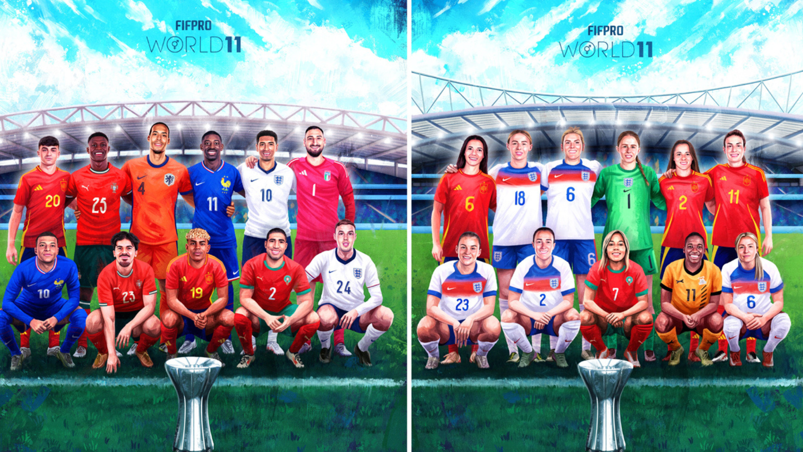 ইতিহাস গড়ে বর্ষসেরা একাদশে ইয়ামাল, আরও যারা আছেন