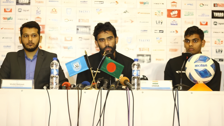 বাংলাদেশ ভারত ম্যাচ খালিদ জামিল জানালেন চাপের কথা "ভারত-বাংলাদেশ ম্যাচে চাপ অনুভব করছেন ভারতীয় কোচ খালিদ জামিল"