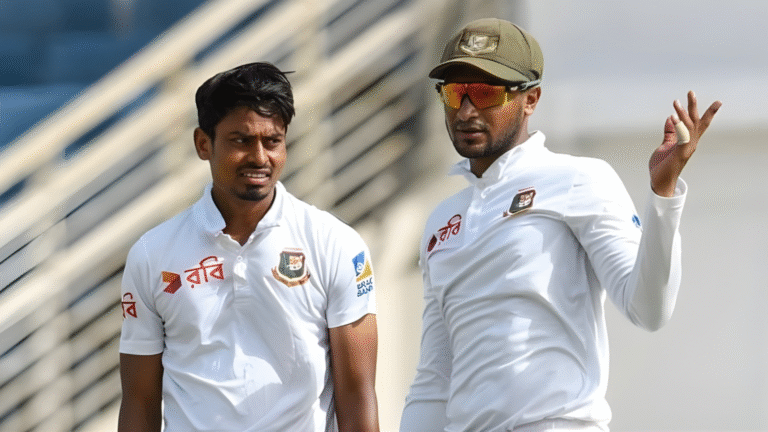 বাংলাদেশের নতুন ট্রাম্প কার্ড তাইজুলের অবিশ্বাস্য দৌড়ে কাঁপছে রেকর্ডবই ইতিহাসের দরজায় তাইজুল! সাকিবকে ছুঁয়ে এখন শুধু এক উইকেটের অপেক্ষা