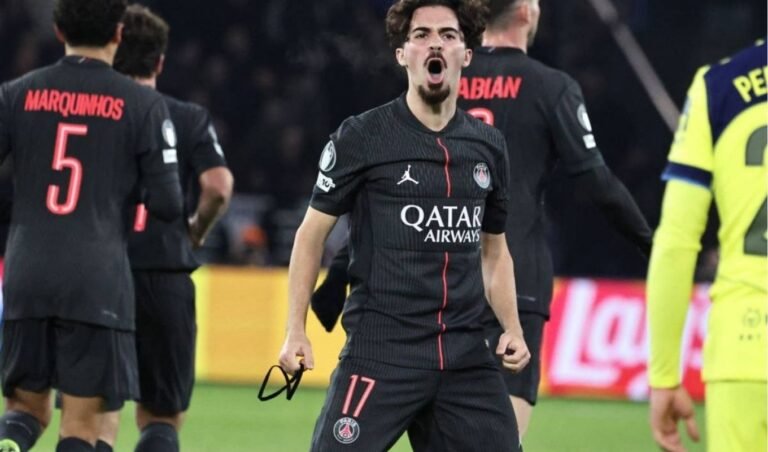 ভিতিনহার হ্যাটট্রিকে পিএসজির ৫-৩ রোমাঞ্চকর জয়