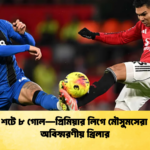 ৩৯ শটে ৮ গোল—প্রিমিয়ার লিগে মৌসুমসেরা এক অবিস্মরণীয় থ্রিলার ৩৯ শটে ৮ গোল—প্রিমিয়ার লিগে মৌসুমসেরা এক অবিস্মরণীয় থ্রিলার