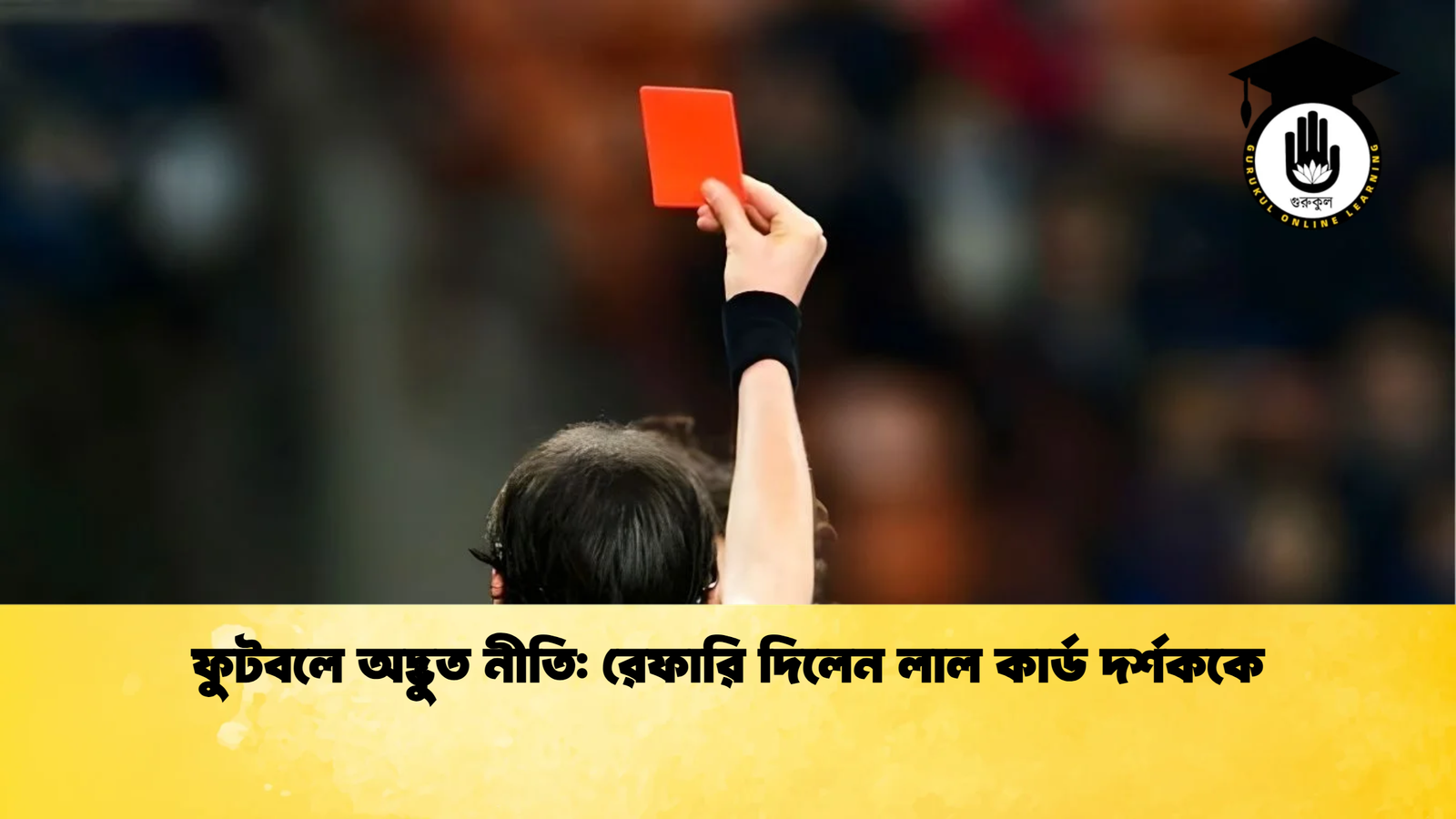 ফুটবলে অদ্ভুত নীতি রেফারি দিলেন লাল কার্ড দর্শককে 1 ফুটবলে অদ্ভুত নীতি: রেফারি দিলেন লাল কার্ড দর্শককে