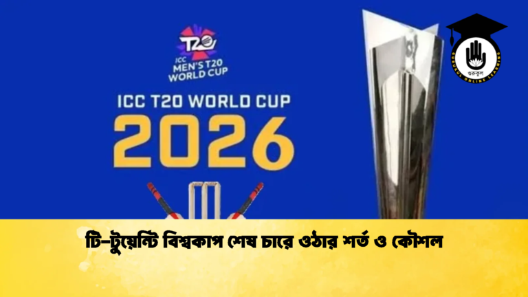 news thumbnail 1772181377286 টি-টুয়েন্টি বিশ্বকাপ শেষ চারে ওঠার শর্ত ও কৌশল