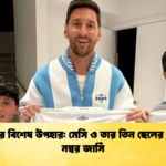 নেইমারের বিশেষ উপহার মেসি ও তার তিন ছেলের জন্য ১০ নম্বর জার্সি নেইমারের বিশেষ উপহার: মেসি ও তার তিন ছেলের জন্য ১০ নম্বর জার্সি