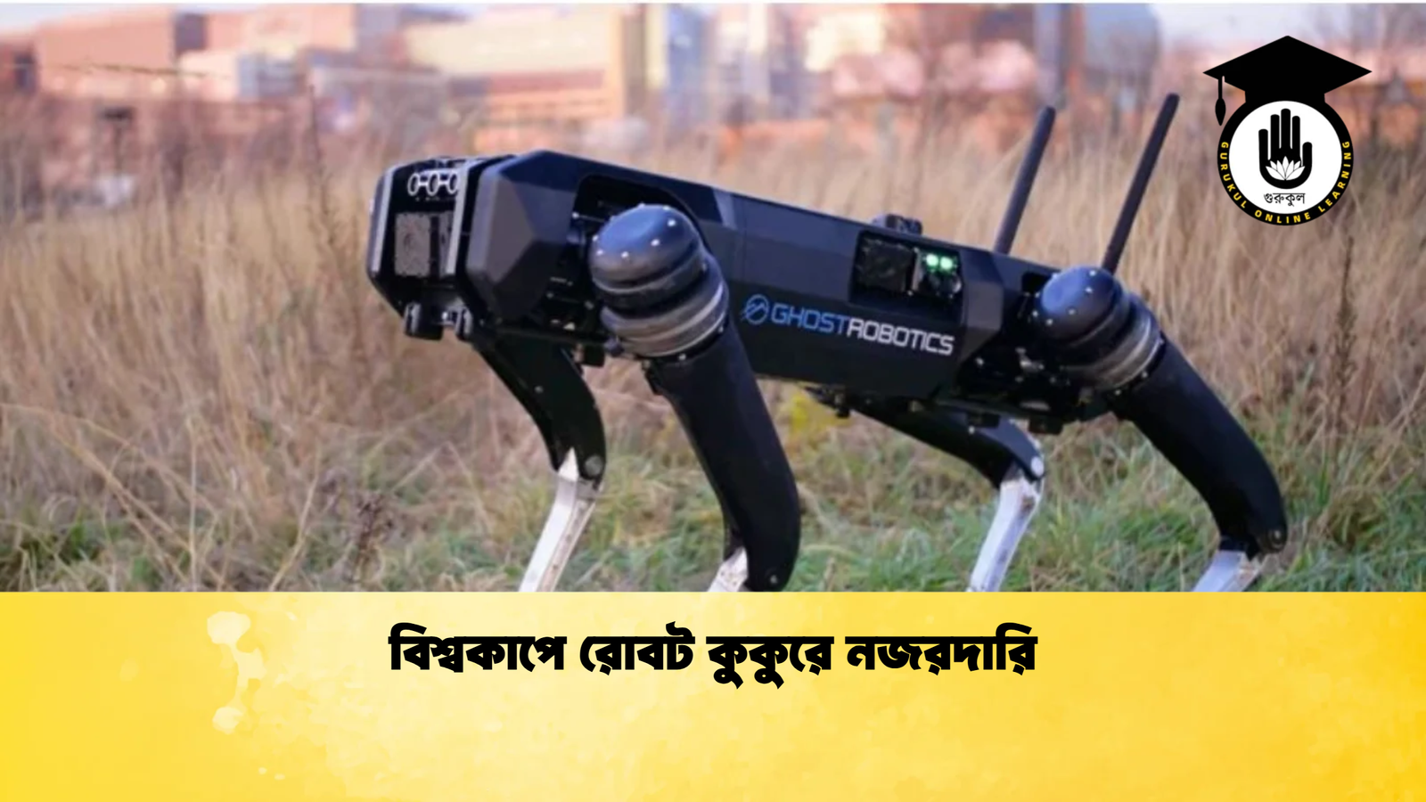 বিশ্বকাপে রোবট কুকুরে নজরদারি বিশ্বকাপে রোবট কুকুরে নজরদারি