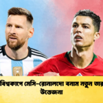 ২০২৬ বিশ্বকাপে মেসি রোনালদো বনাম নতুন তারকাদের উত্তেজনা ২০২৬ বিশ্বকাপে মেসি-রোনালদো বনাম নতুন তারকাদের উত্তেজনা
