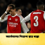 আর্সেনালের শিরোপা স্বপ্নে ধাক্কা আর্সেনালের শিরোপা স্বপ্নে ধাক্কা