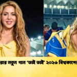 শাকিরার নতুন গান ডাই ডাই ২০২৬ বিশ্বকাপের থিম শাকিরার নতুন গান 'ডাই ডাই' ২০২৬ বিশ্বকাপের থিম