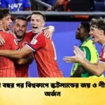 ছত্রিশ বছর পর বিশ্বকাপে স্কটল্যান্ডের জয় ও শীর্ষস্থান অর্জন