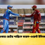 ওভার রেটের শাস্তিতে ভারত-ওয়েস্ট ইন্ডিজ