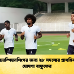 সাফ চ্যাম্পিয়নশিপের জন্য ২৮ সদস্যের প্রাথমিক দল ঘোষণা বাফুফের
